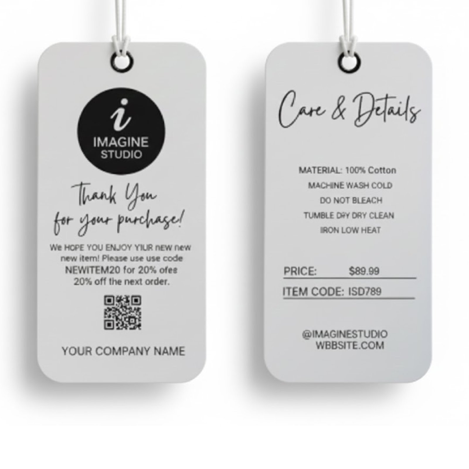 Custom Tag Printing Abu Dhabi Dubai View 3